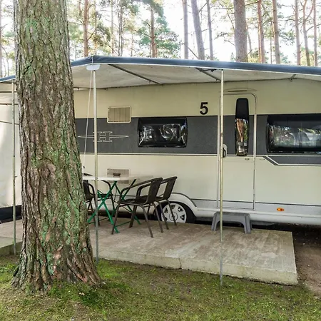 Urlaub Im Wohnwagen - Mitten Im Wald 캠프장