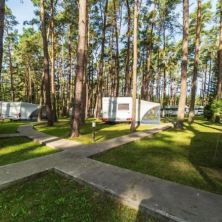 Urlaub Im Wohnwagen Mitten Im Wald Campingplatz